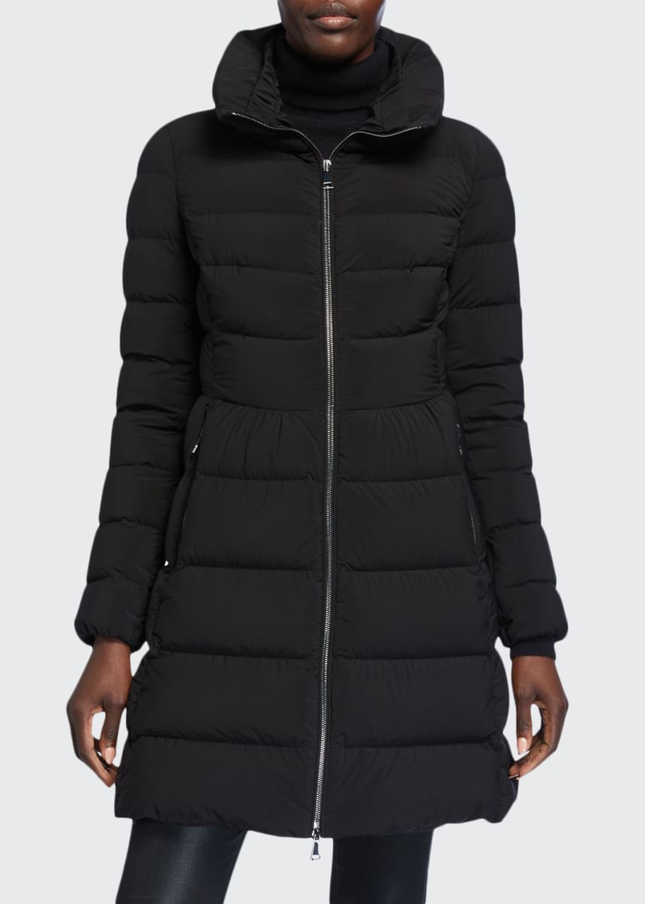 Moncler Nevalon Semi-Fit Puffer Coat - Bergdorf Goodman