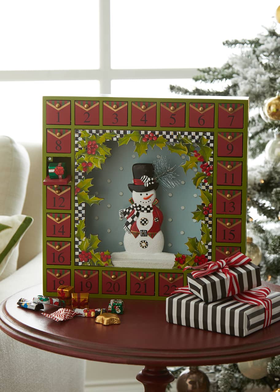 MacKenzieChilds Snowman Advent Calendar Bergdorf Goodman