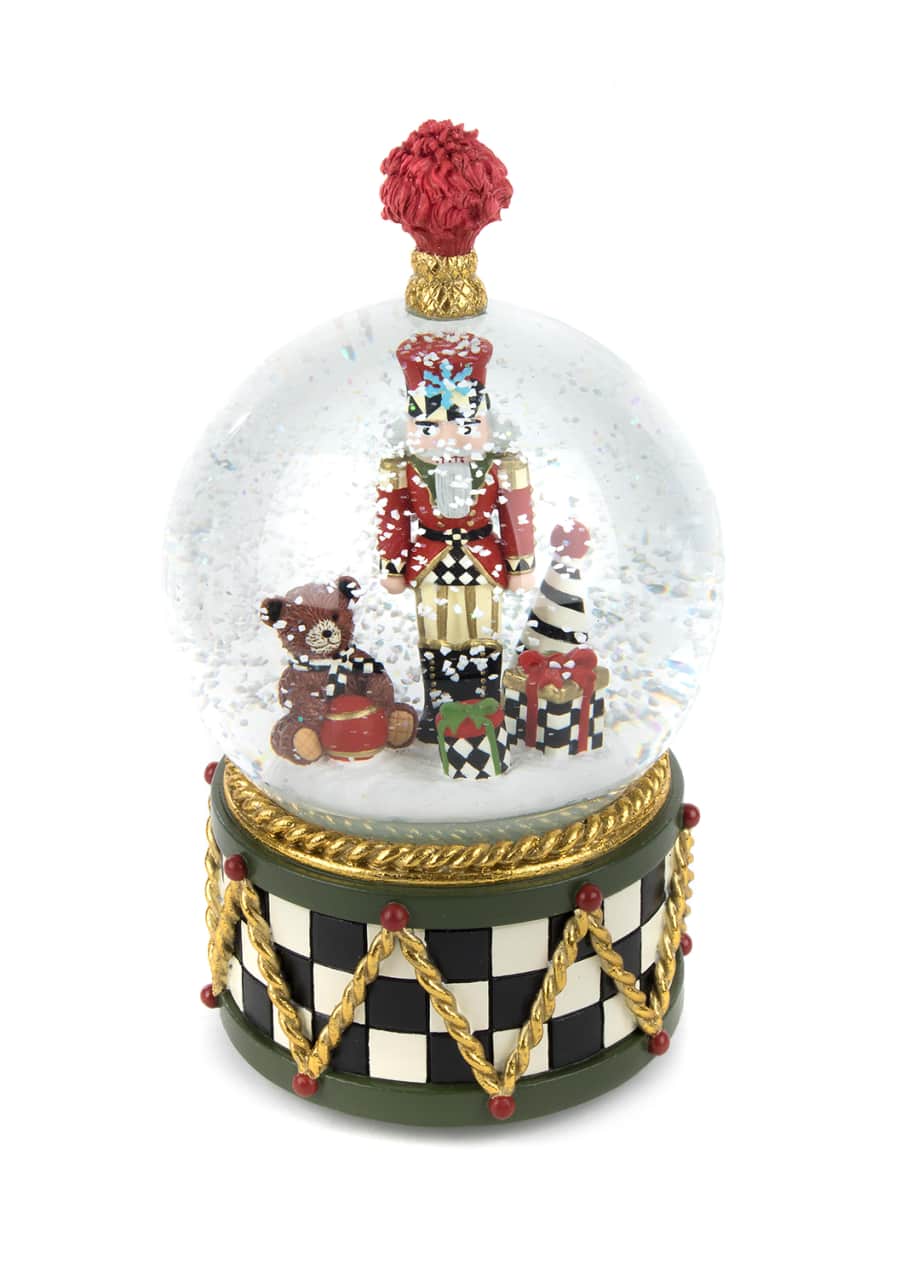 MacKenzieChilds Nutcracker Snow Globe Bergdorf Goodman