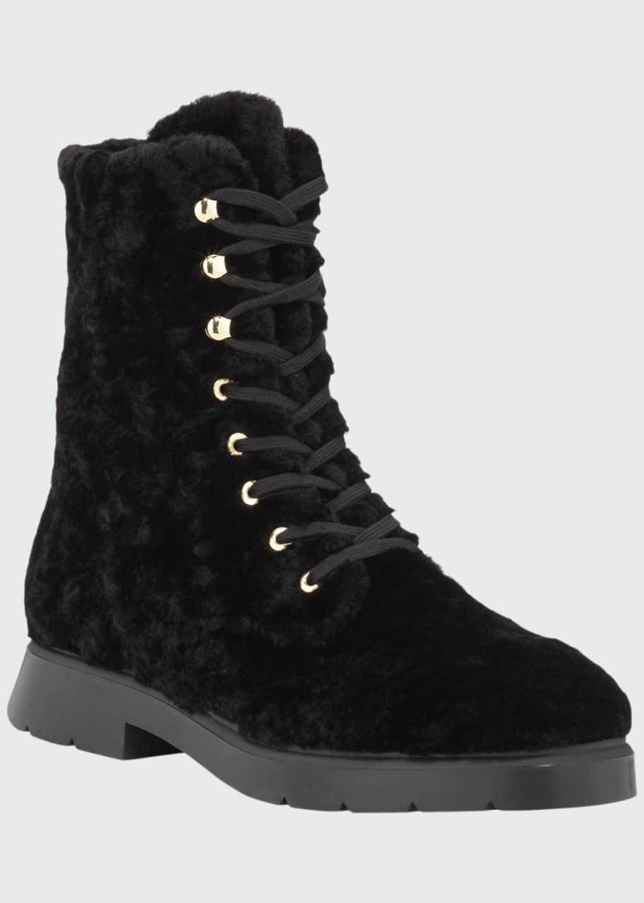 Stuart weitzman mckenzee combat boots cheap