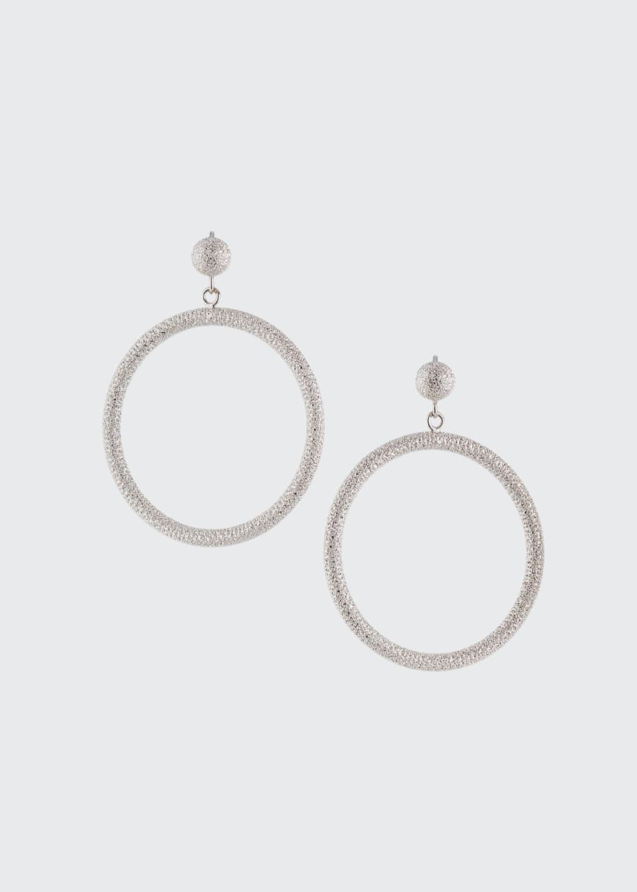 Image 1 of 1: 18k Large Round Earrings