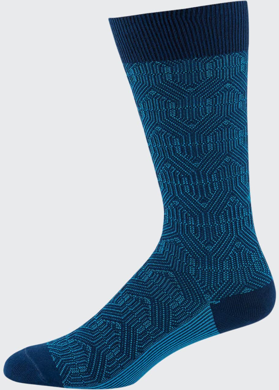 Image 1 of 1: Men's Russo Cotton-Blend Socks