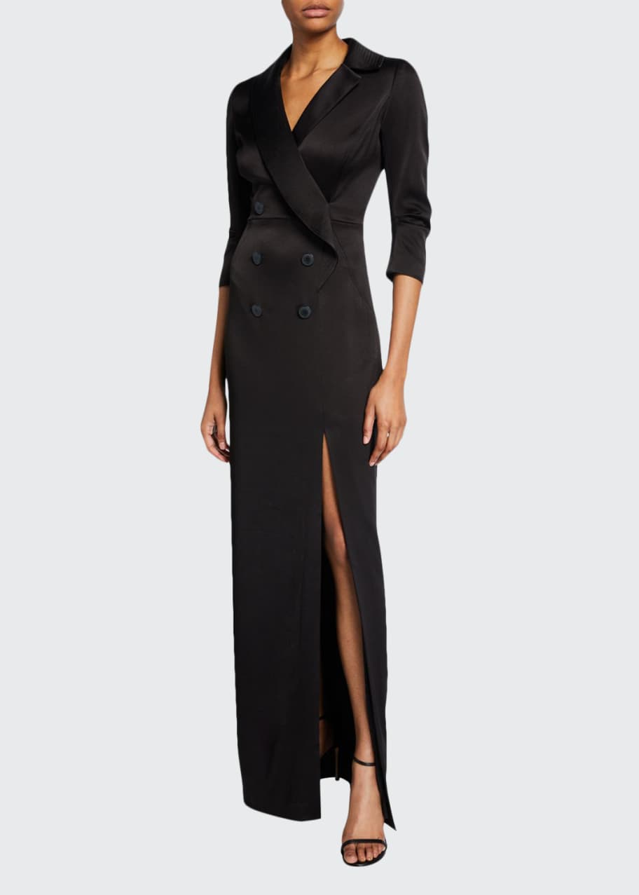 Halston tuxedo dress hotsell