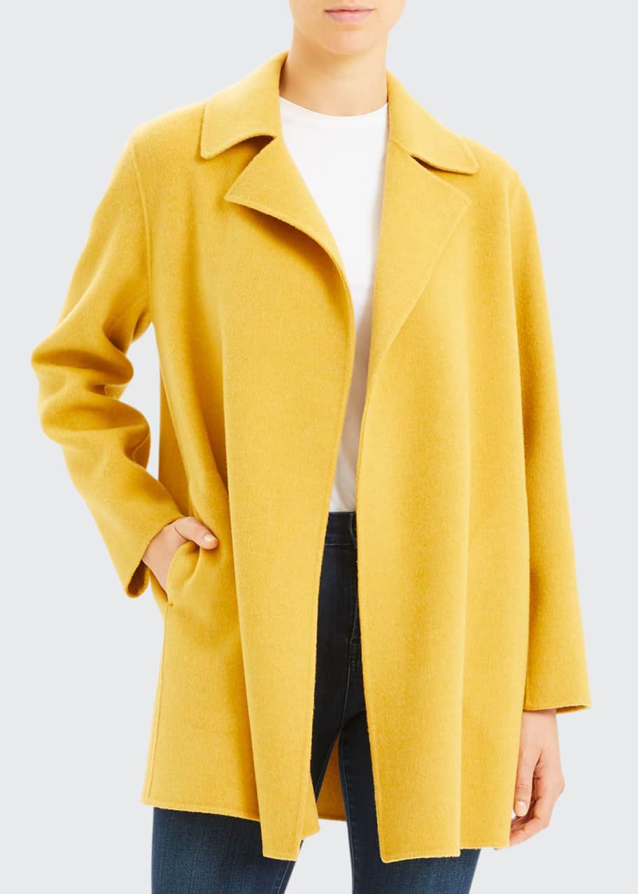 Theory New Divide Wool/Cashmere Coat - Bergdorf Goodman