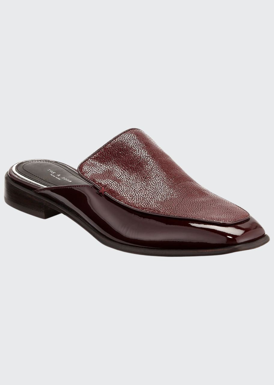 Aslen Flat Loafer Mules