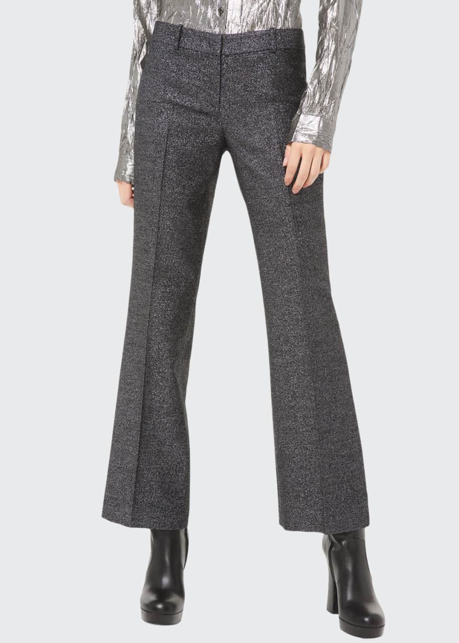 Image 1 of 1: Cropped Flare Trousers