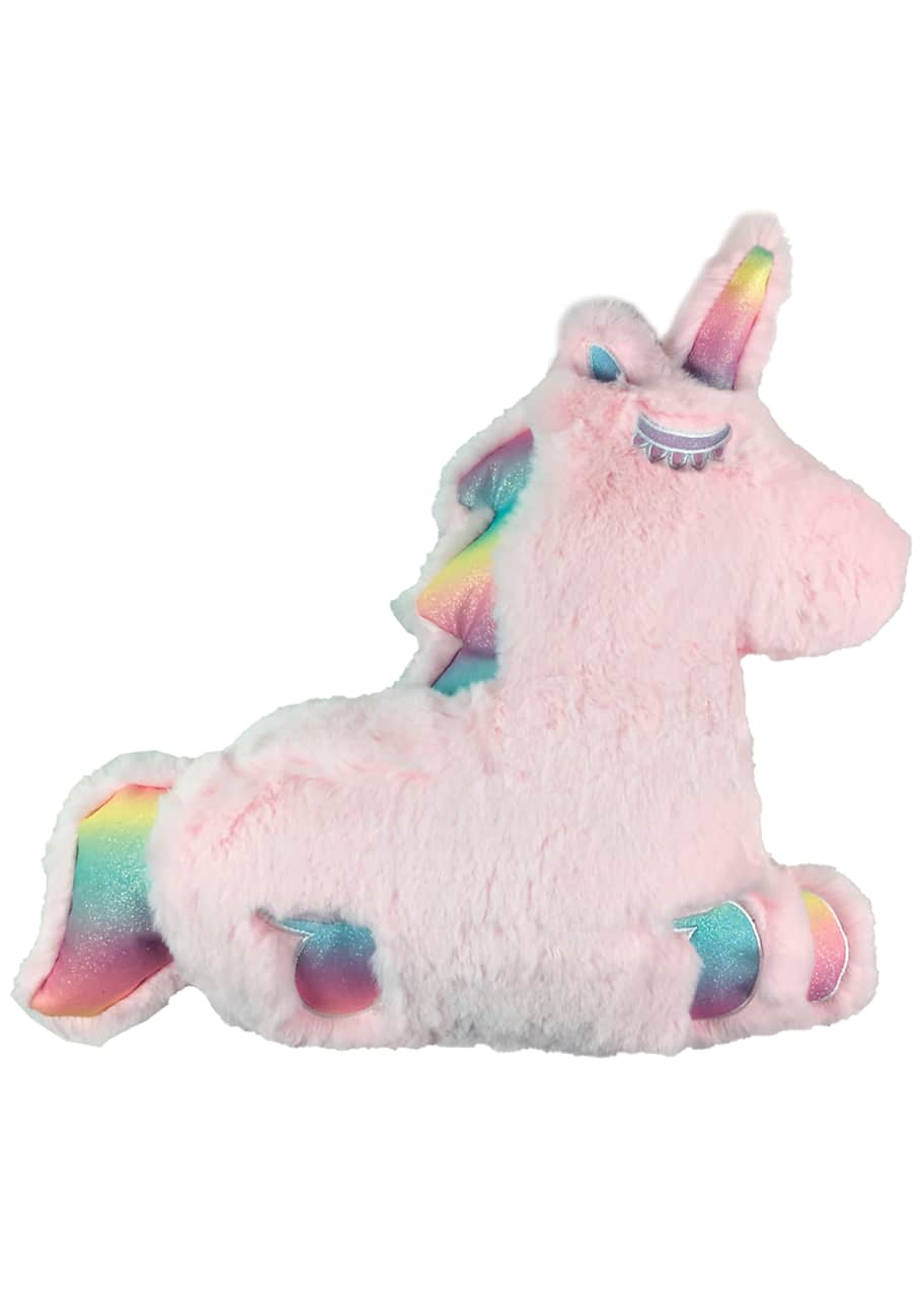 Iscream Furry Rainbow Unicorn Pillow - Vanilla Scented - Bergdorf Goodman, image size:912x1277