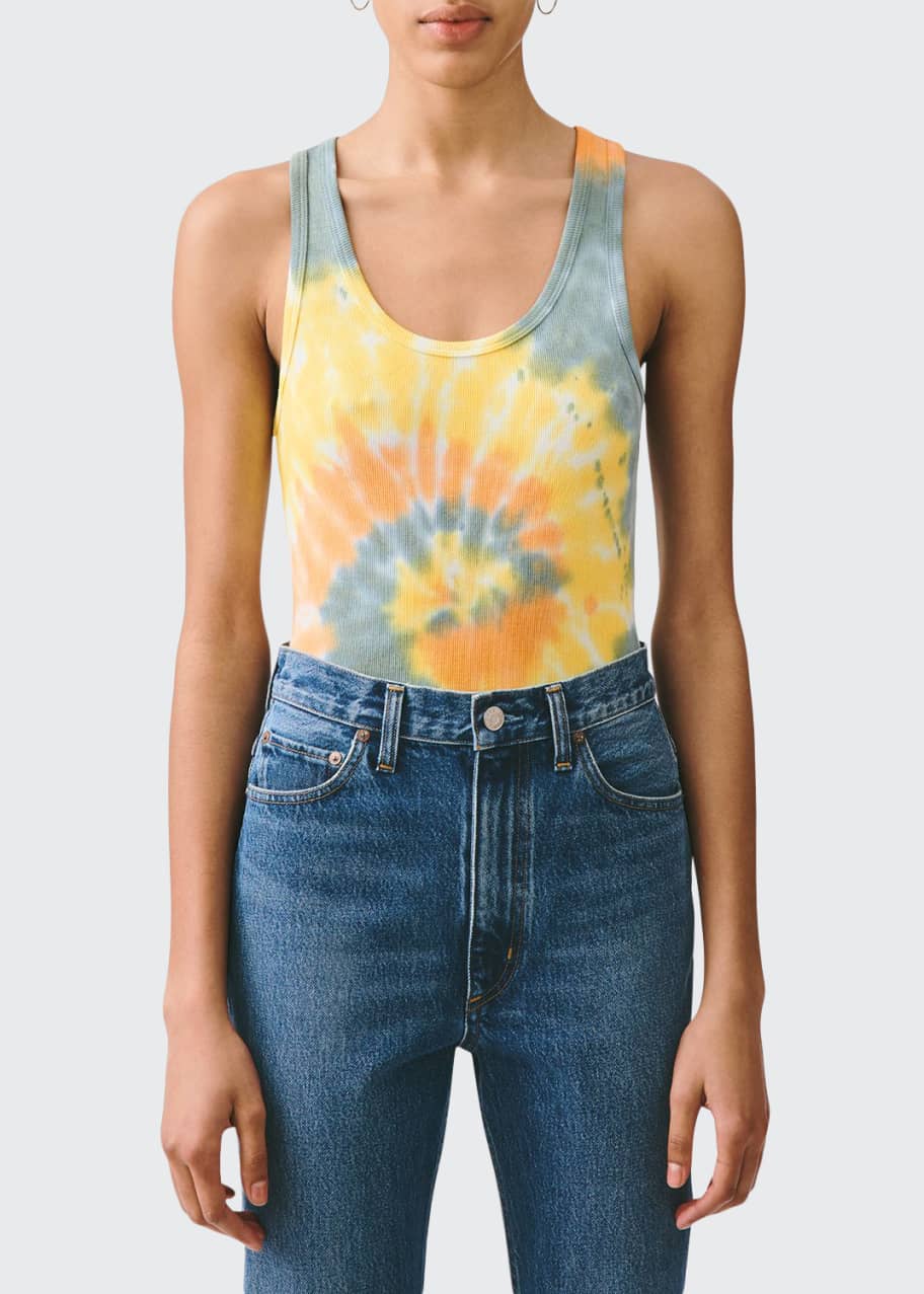 Agolde tie shop dye bodysuit