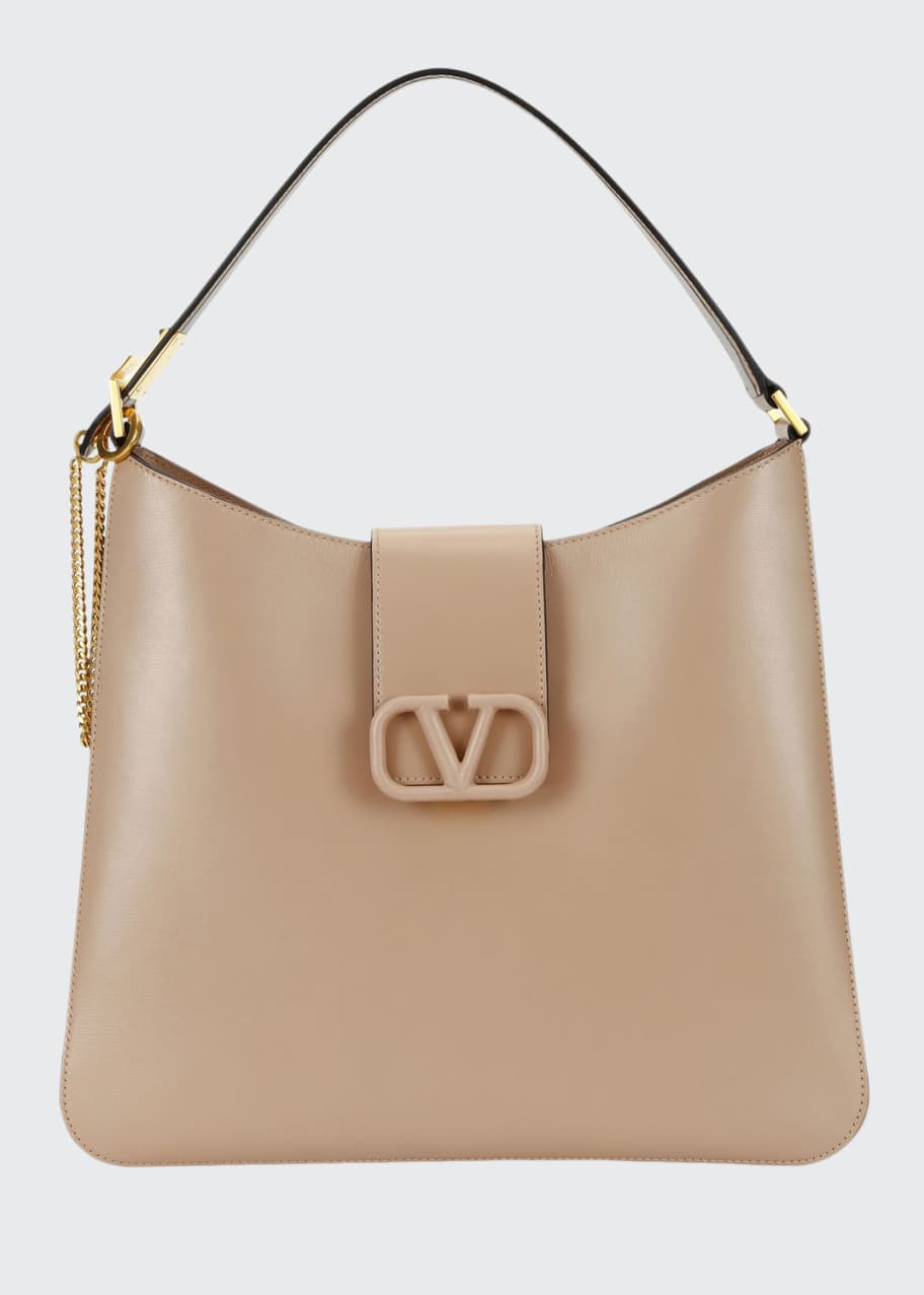 Image 1 of 1: VSLING Box Calf Hobo Bag