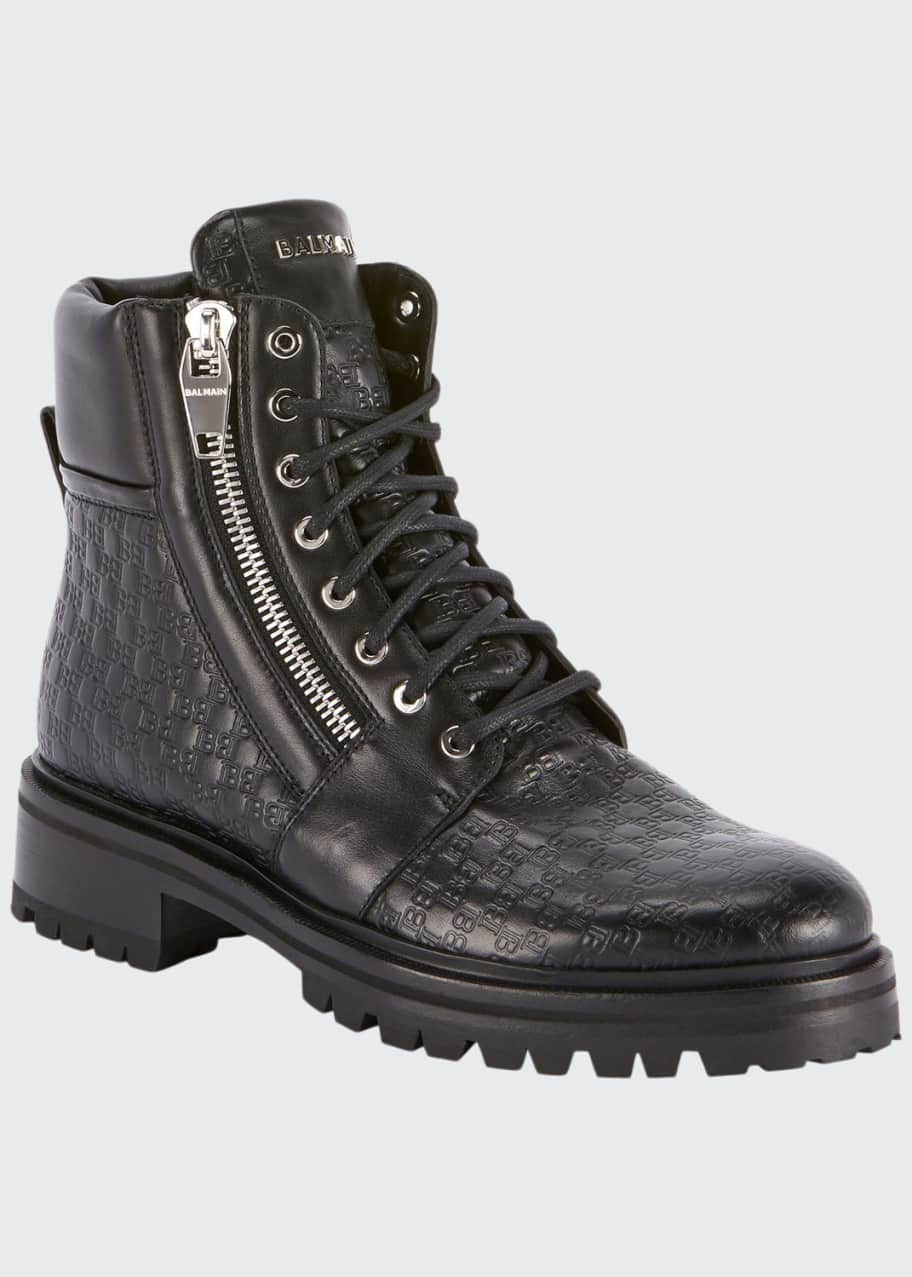 Balmain 2025 military boots