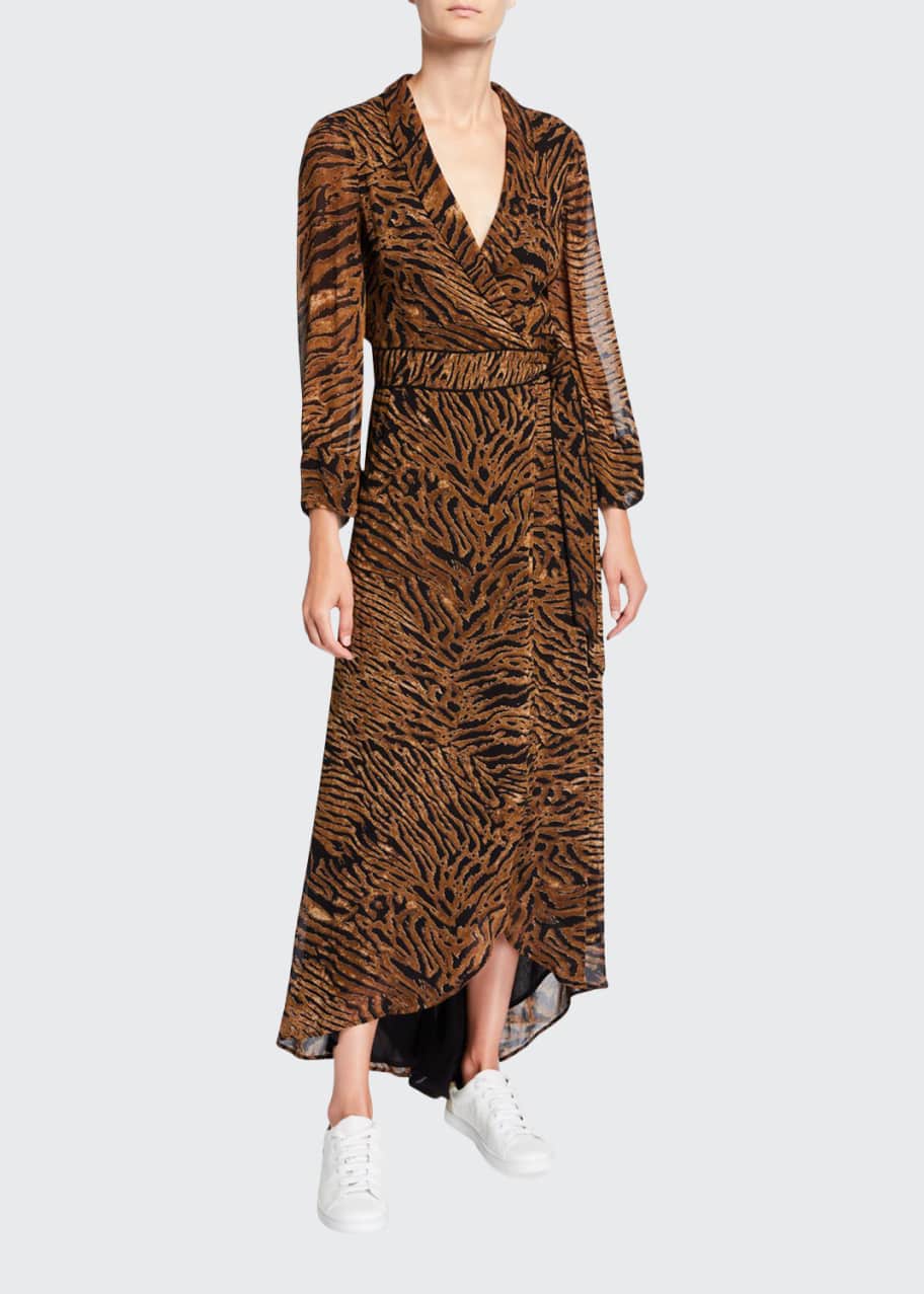 Tiger wrap dress sales