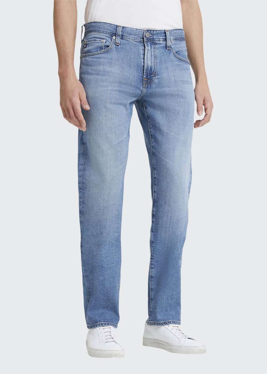 Image 1 of 1: Men's Protege Straight-Leg Light-Wash Jeans