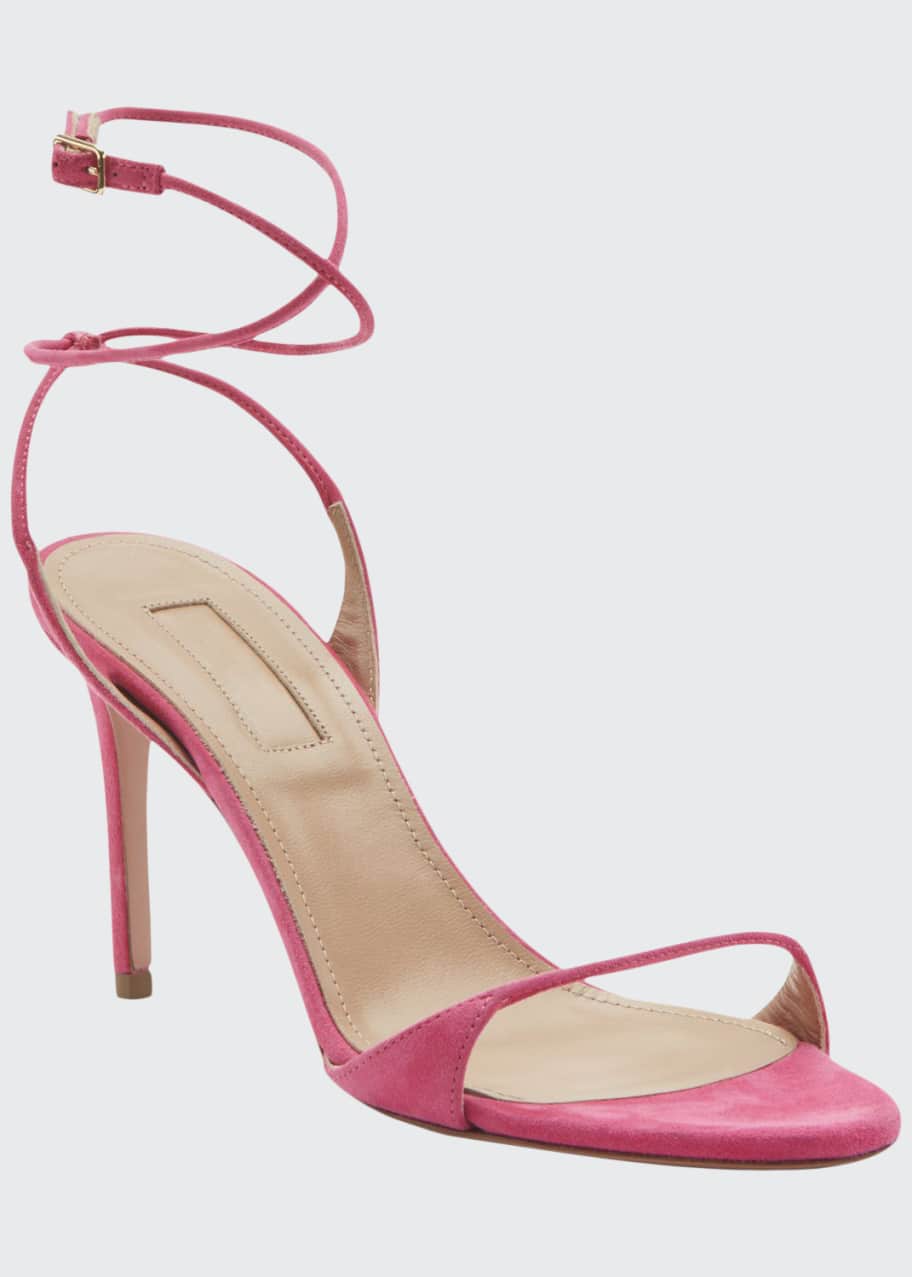 Image 1 of 1: Minute Suede Strappy Pumps
