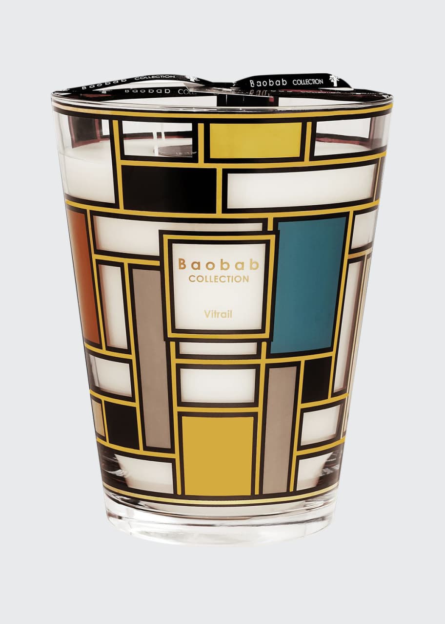 Image 1 of 1: Max 24 Vitrail Gold Candle