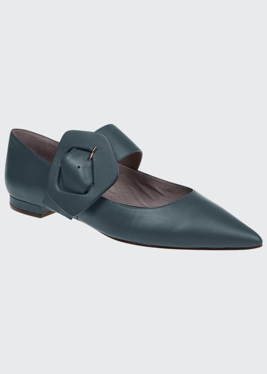 Mara & Mine Mia Pointed-Toe Mary Jane Loafers - Bergdorf Goodman