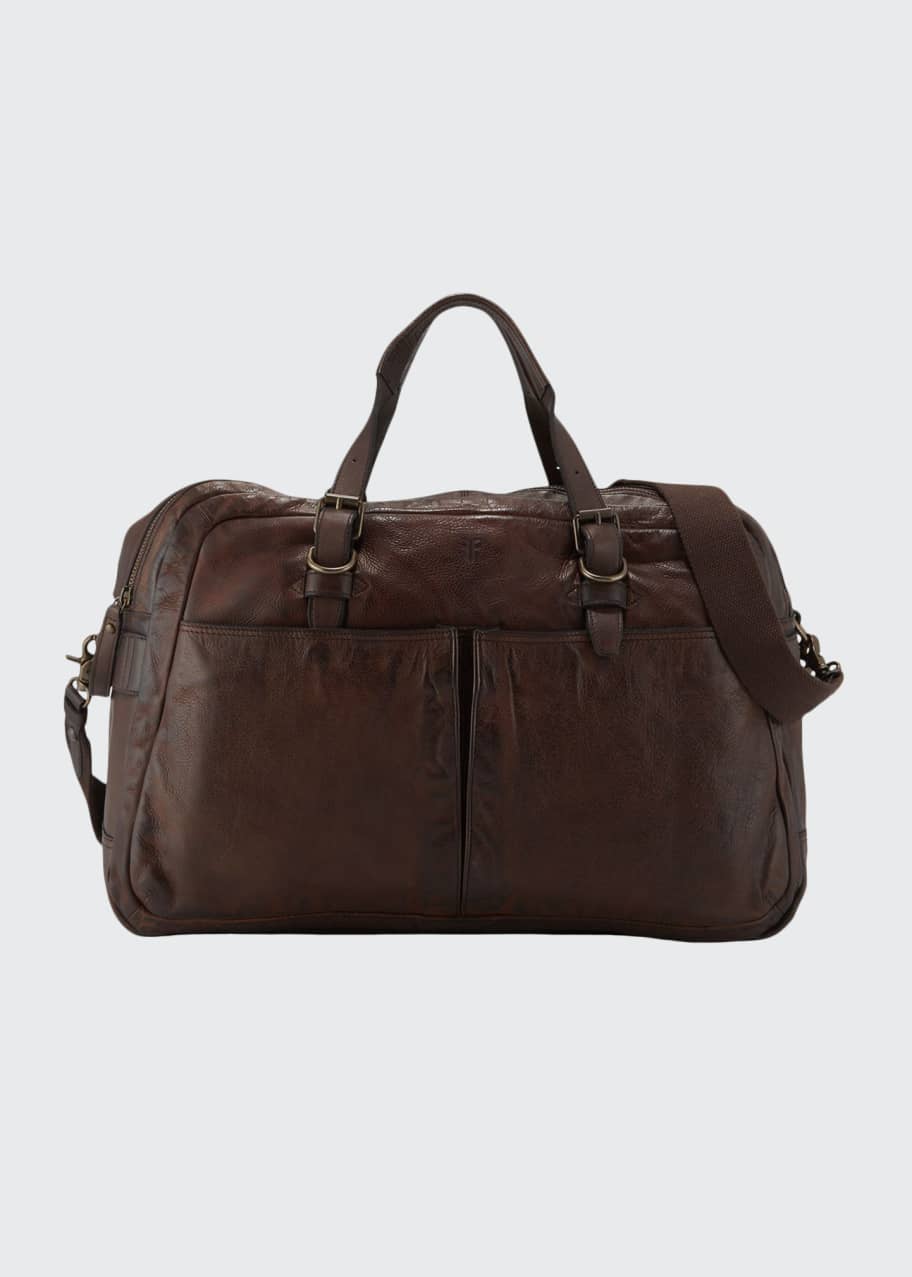 Frye leather duffle bag sales