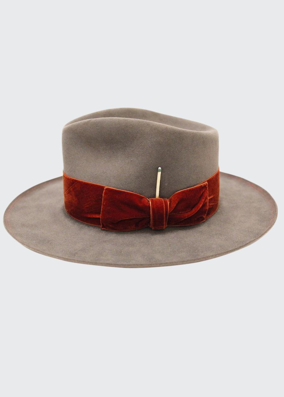 Nick Fouquet beaver Felt Fedora Hat 087 – Nick Fouquet main image 4
