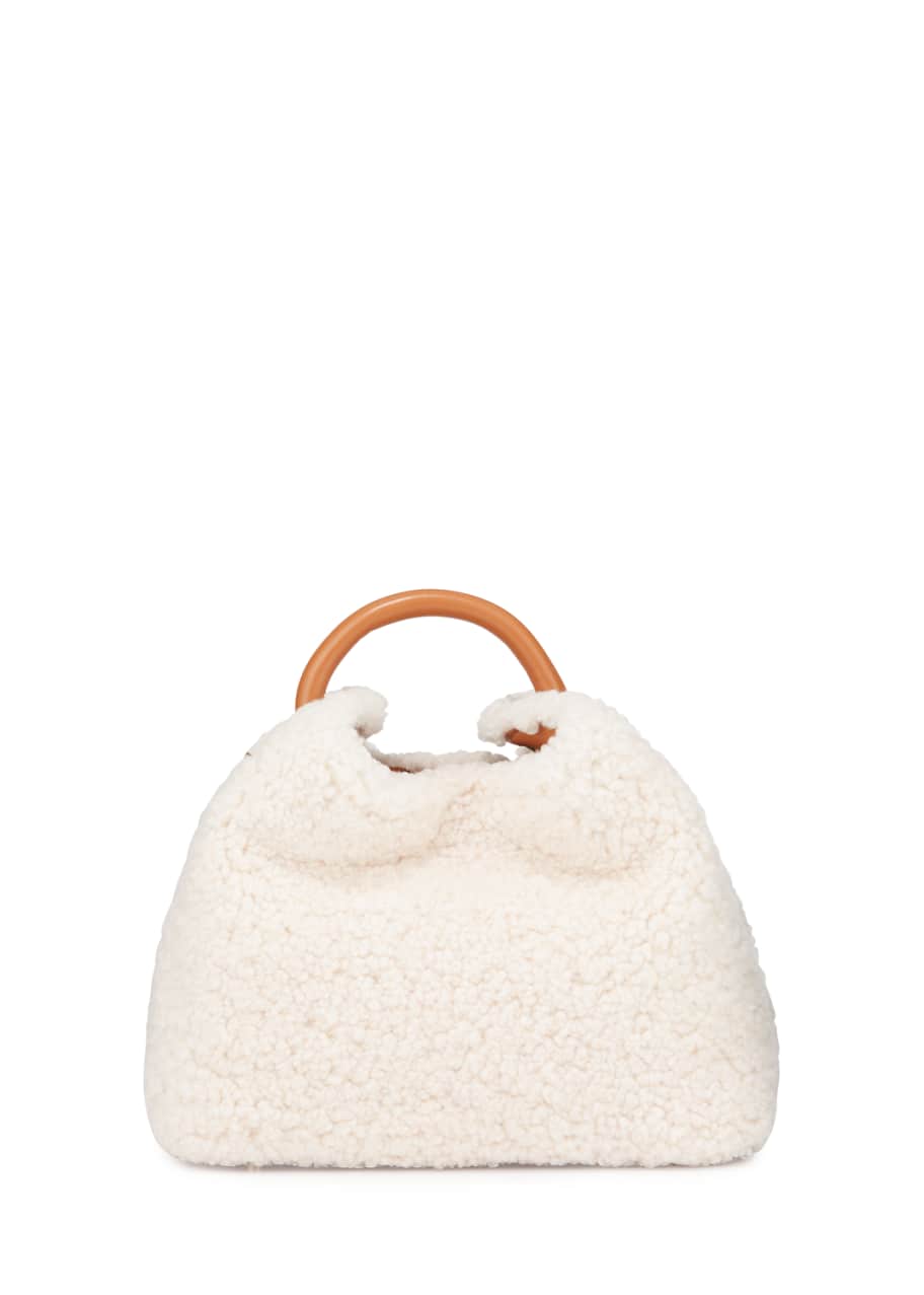 Image 1 of 1: Baozi Shearling Bucket Bag