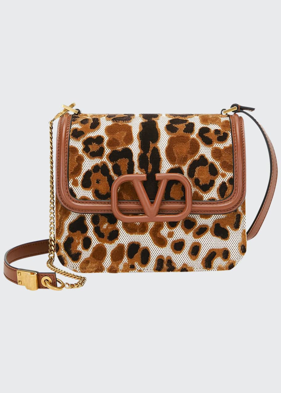 Valentino Garavani VSLING Small Leopard Shoulder Bag - Bergdorf Goodman