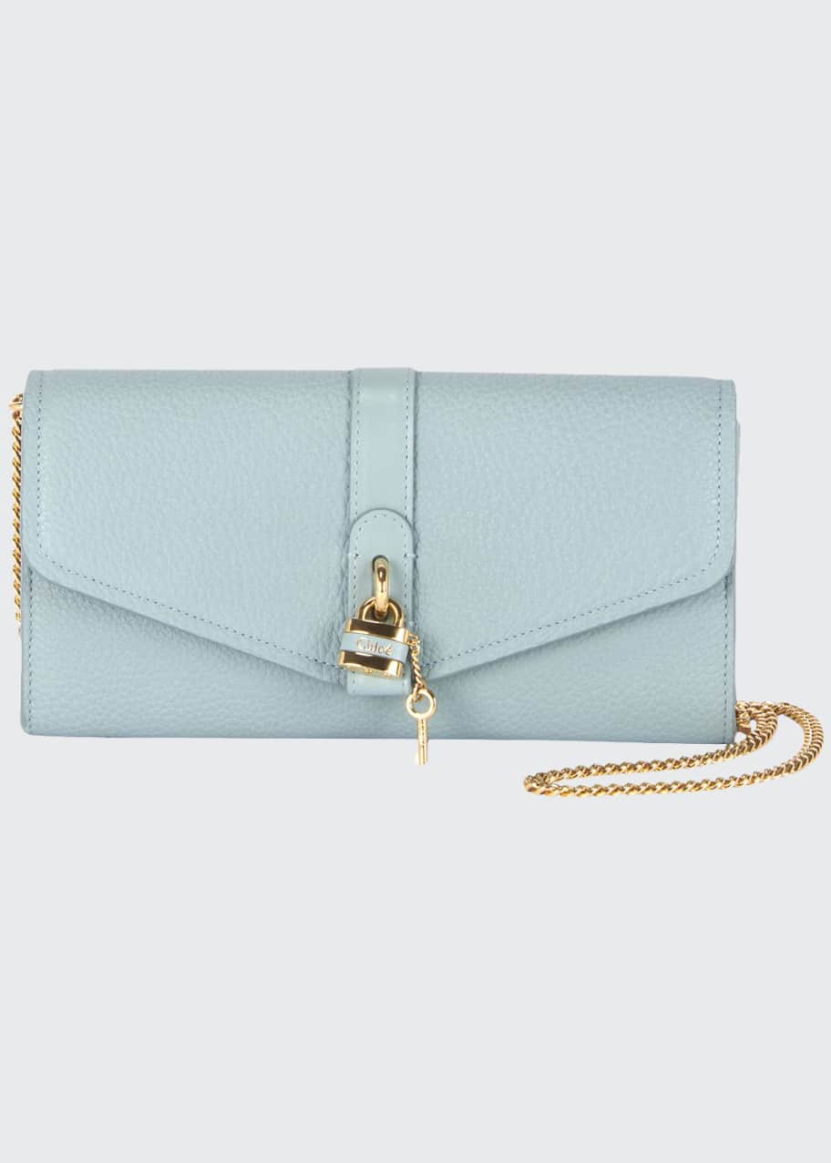 Chloe aby long flap wallet on chain clearance