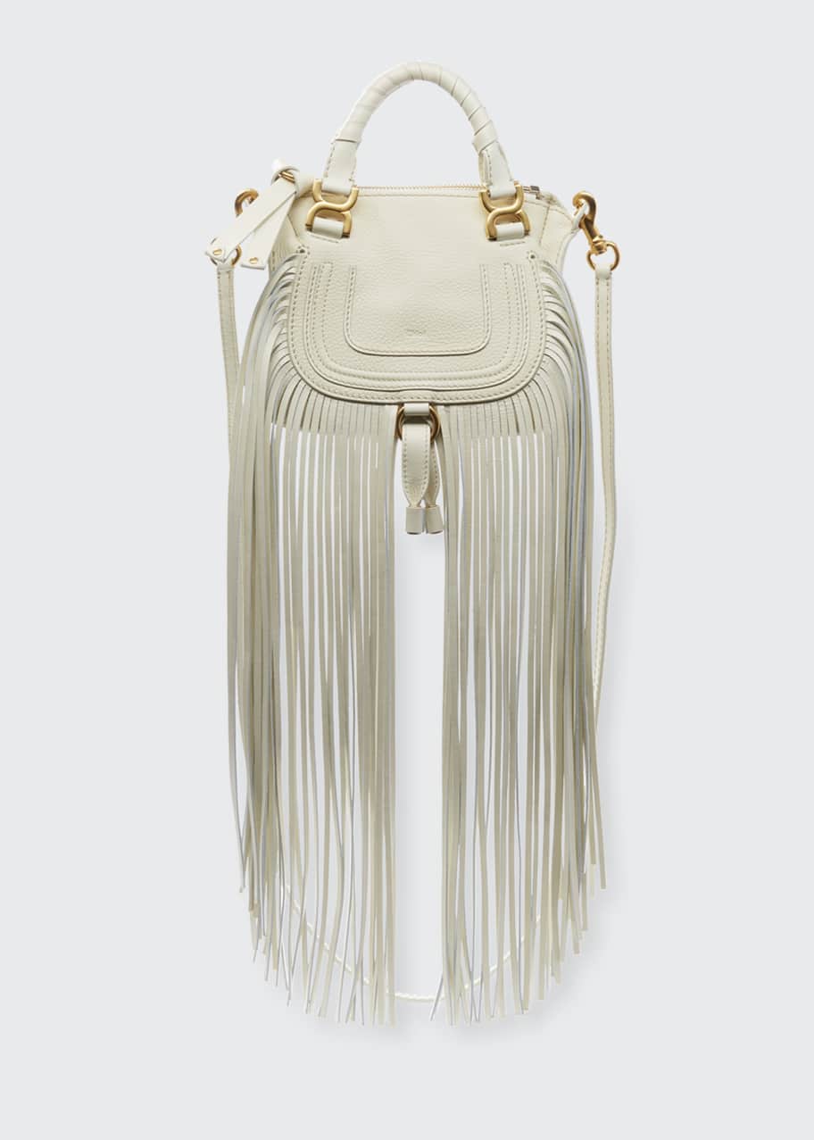 Image 1 of 1: Marcie Mini Fringe Double-Carry Satchel Bag