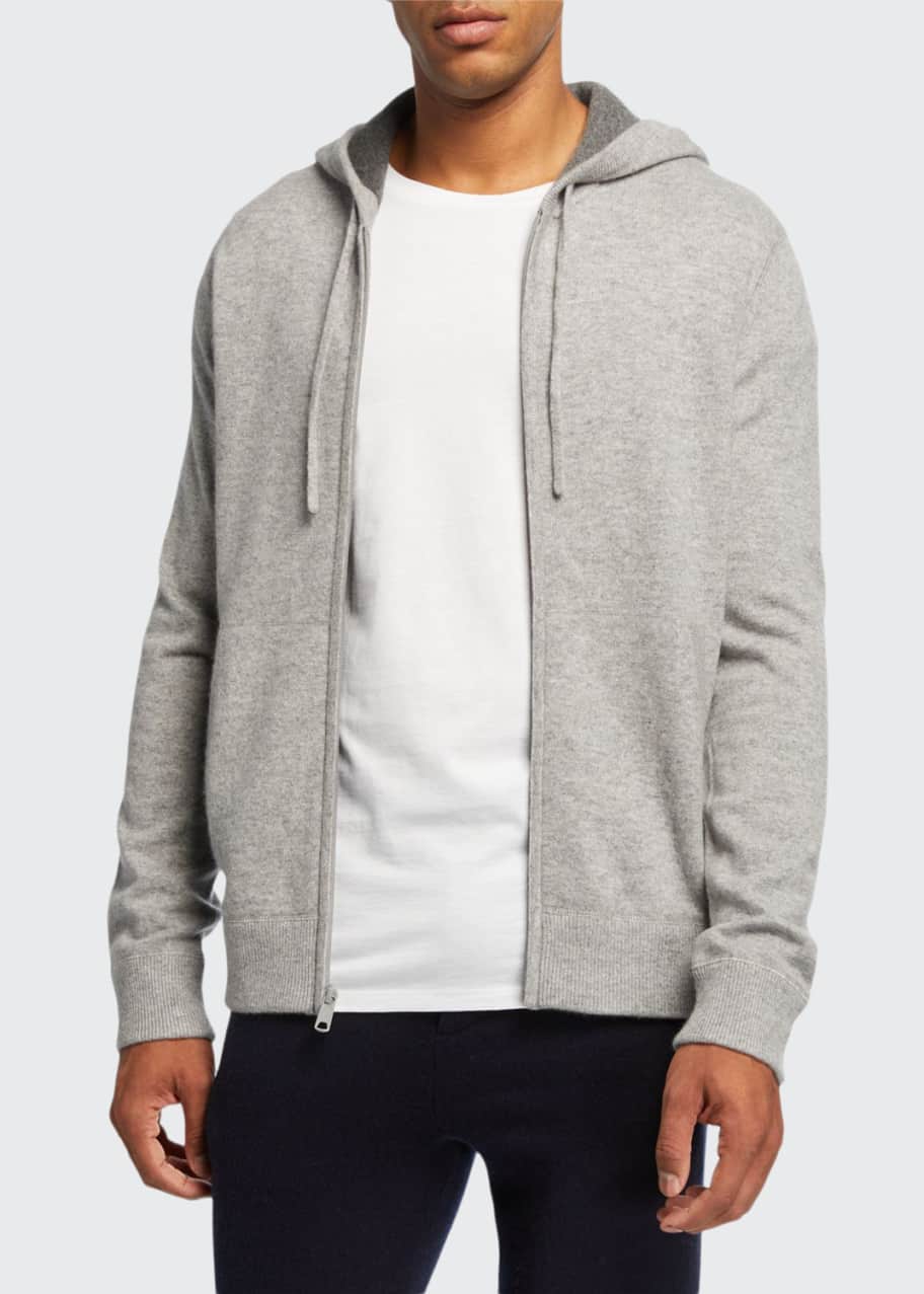 Vince Men s Zip Front Cashmere Hoodie Bergdorf Goodman