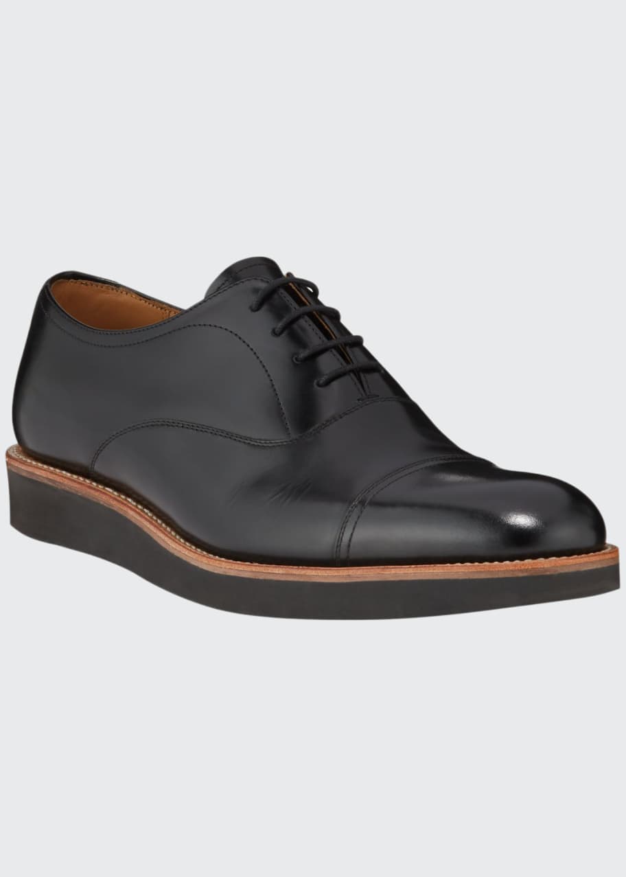 Image 1 of 1: Men's Elliot Leather Oxford Shoes