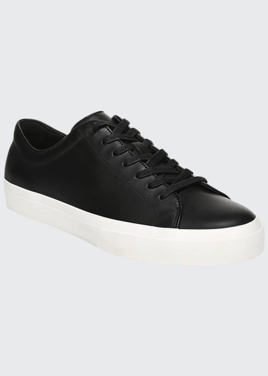 Image 1 of 1: Men's Farrell Smooth Leather Low-Top Sneakers