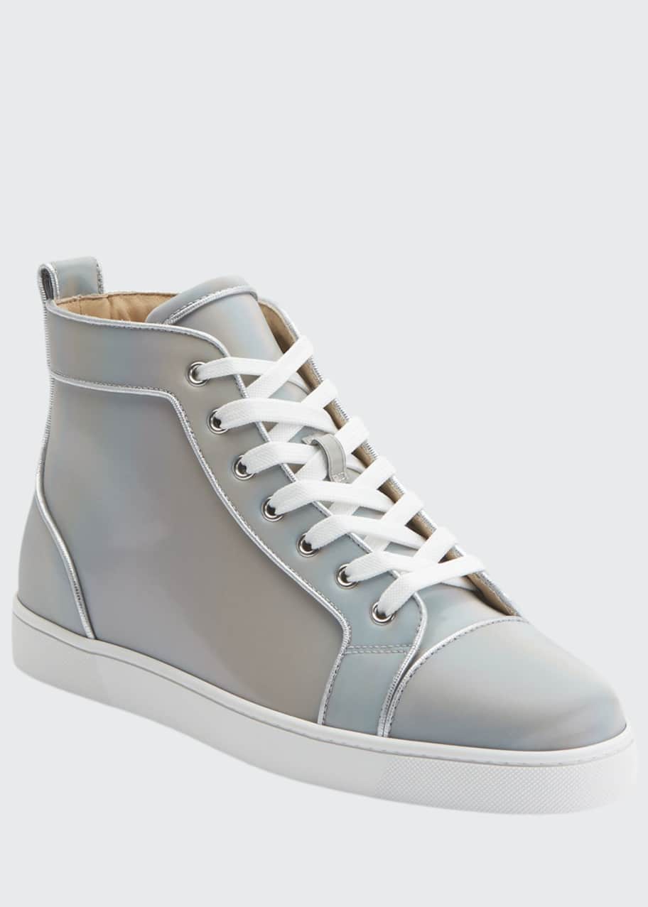 Image 1 of 1: Men's Louis Orlato Leather High-Top Sneakers