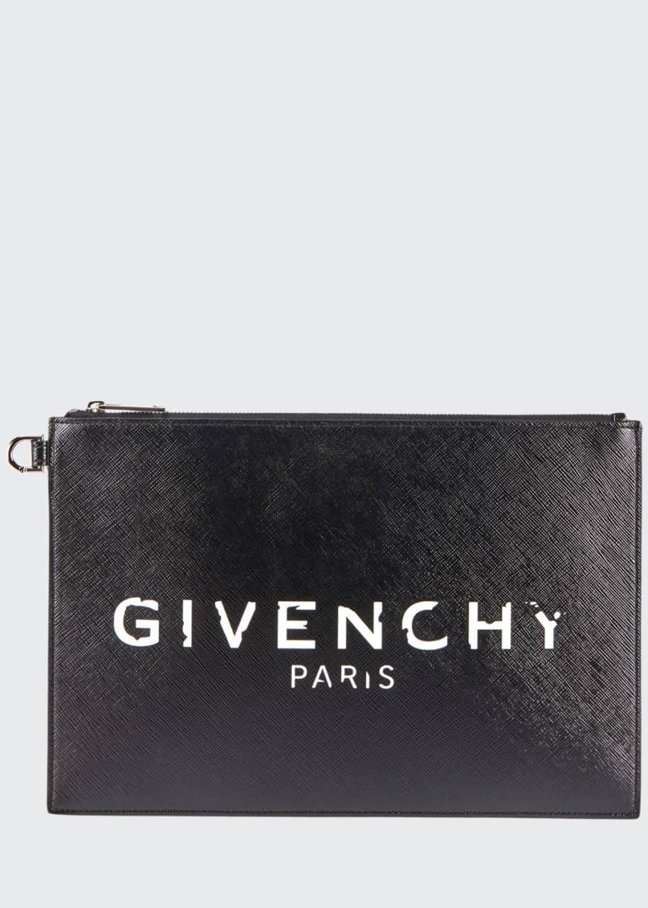 Givenchy Iconic Prints Flat Medium Pouch Clutch Bag - Bergdorf Goodman