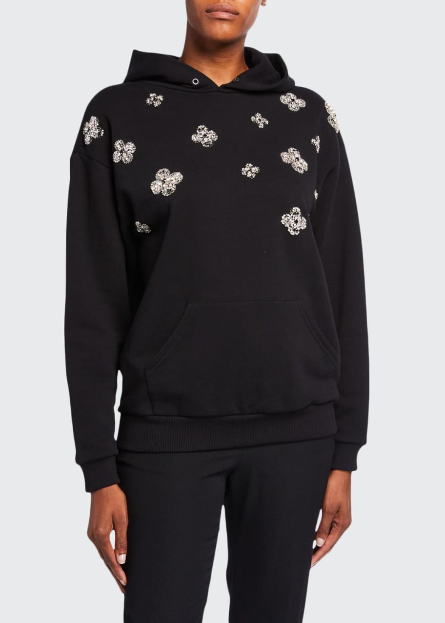 Givenchy floral best sale hoodie