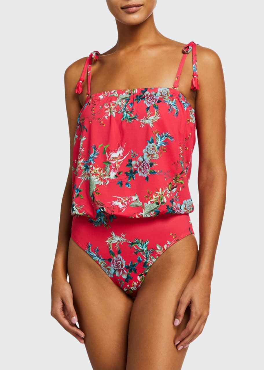 Blouson one piece swimsuit new arrivals