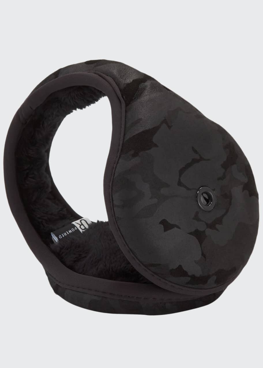 Image 1 of 1: Leather Behind the Head Bluetooth Earmuffs