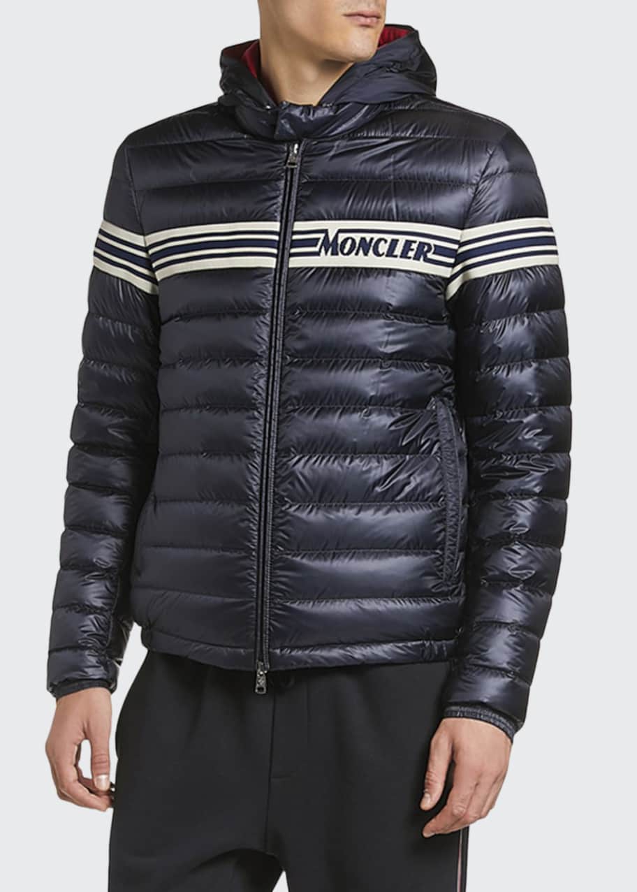 Moncler Men's Renald Zip-Front Puffer Coat - Bergdorf Goodman