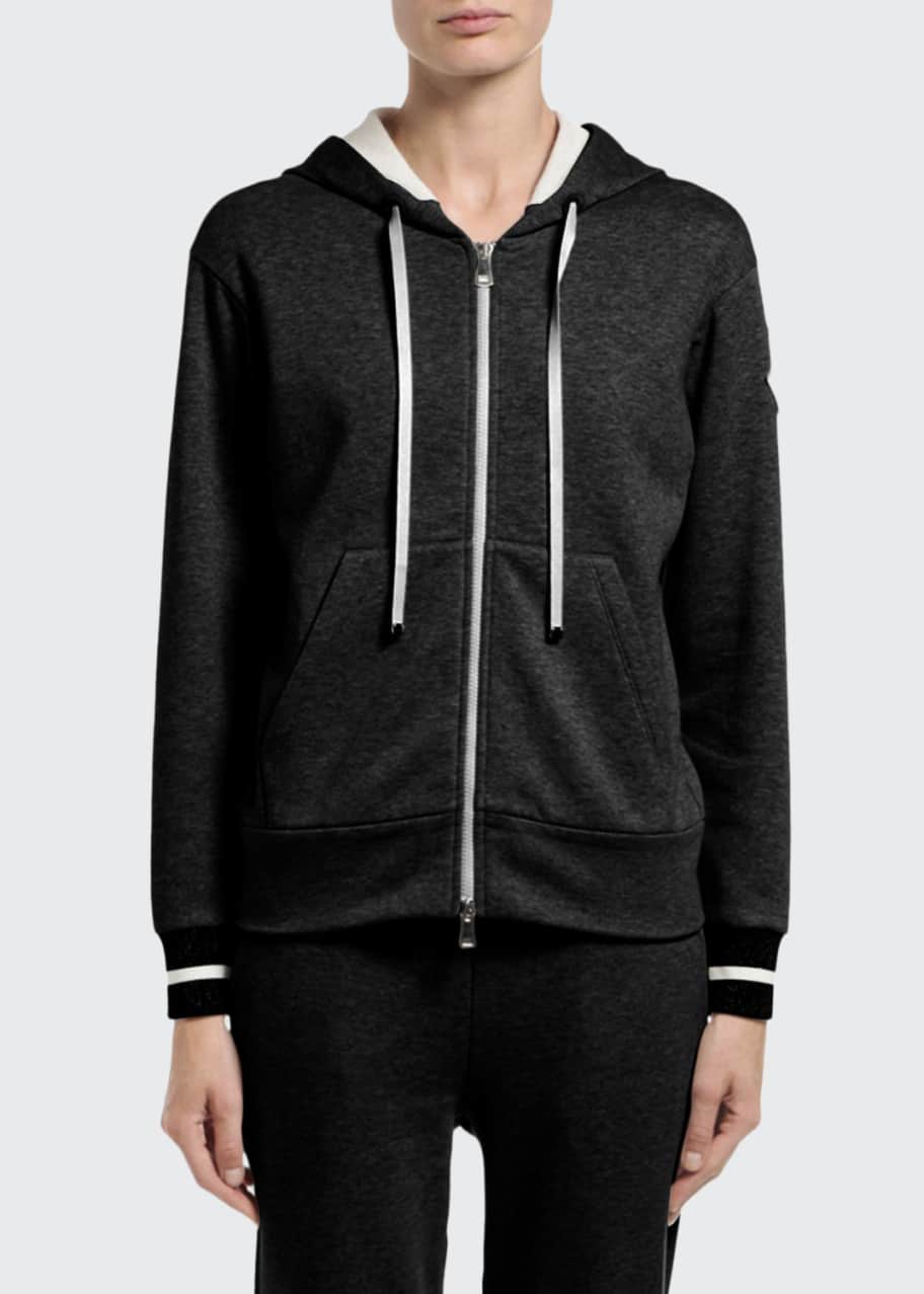 Image 1 of 1: Hooded Zip-Up Sweatshirt