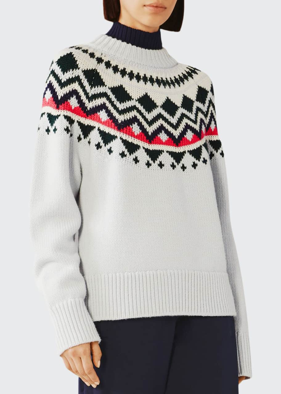 Tory sport fair isle sweater outlet