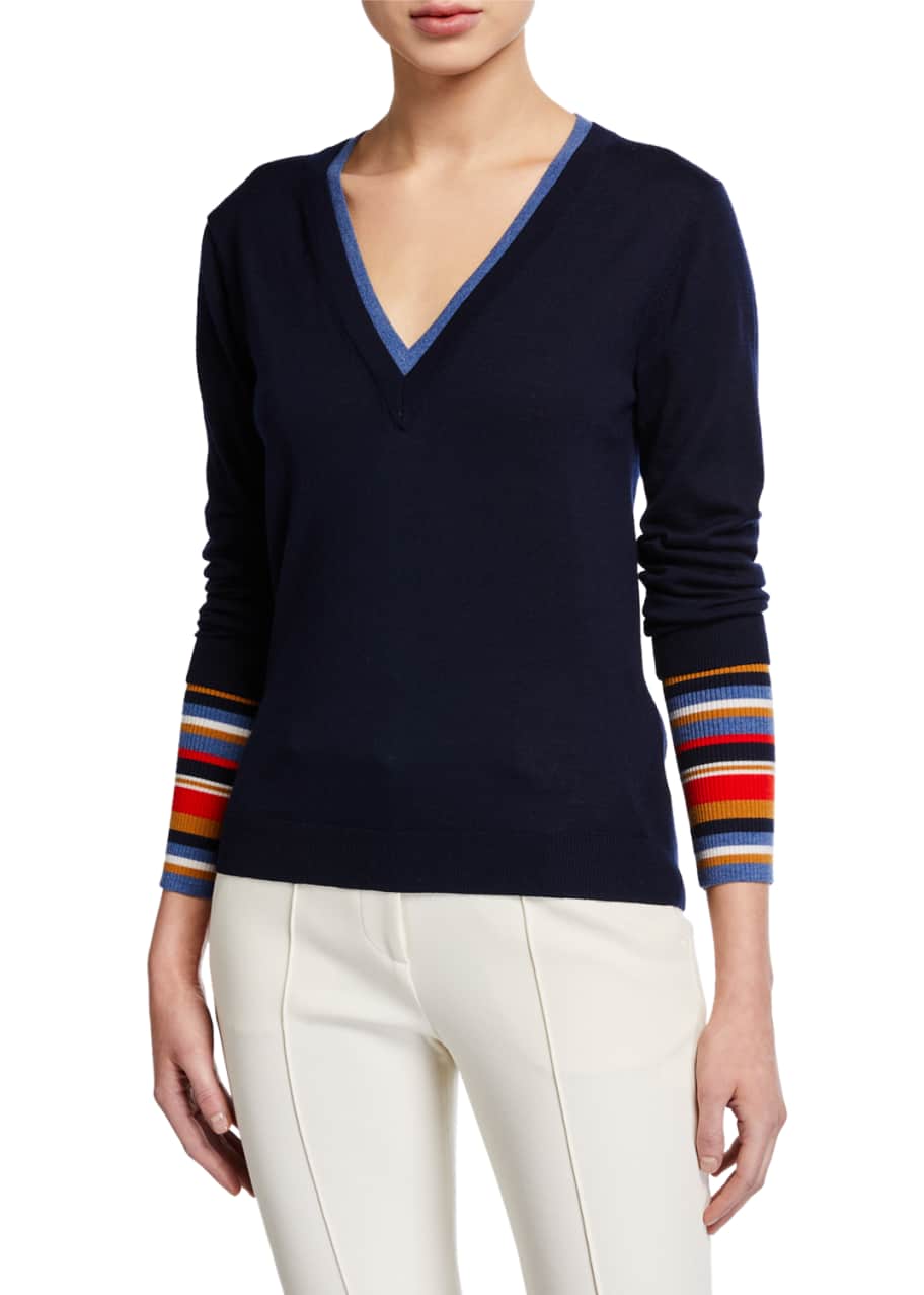 Image 1 of 1: Avory V-Neck Sweater