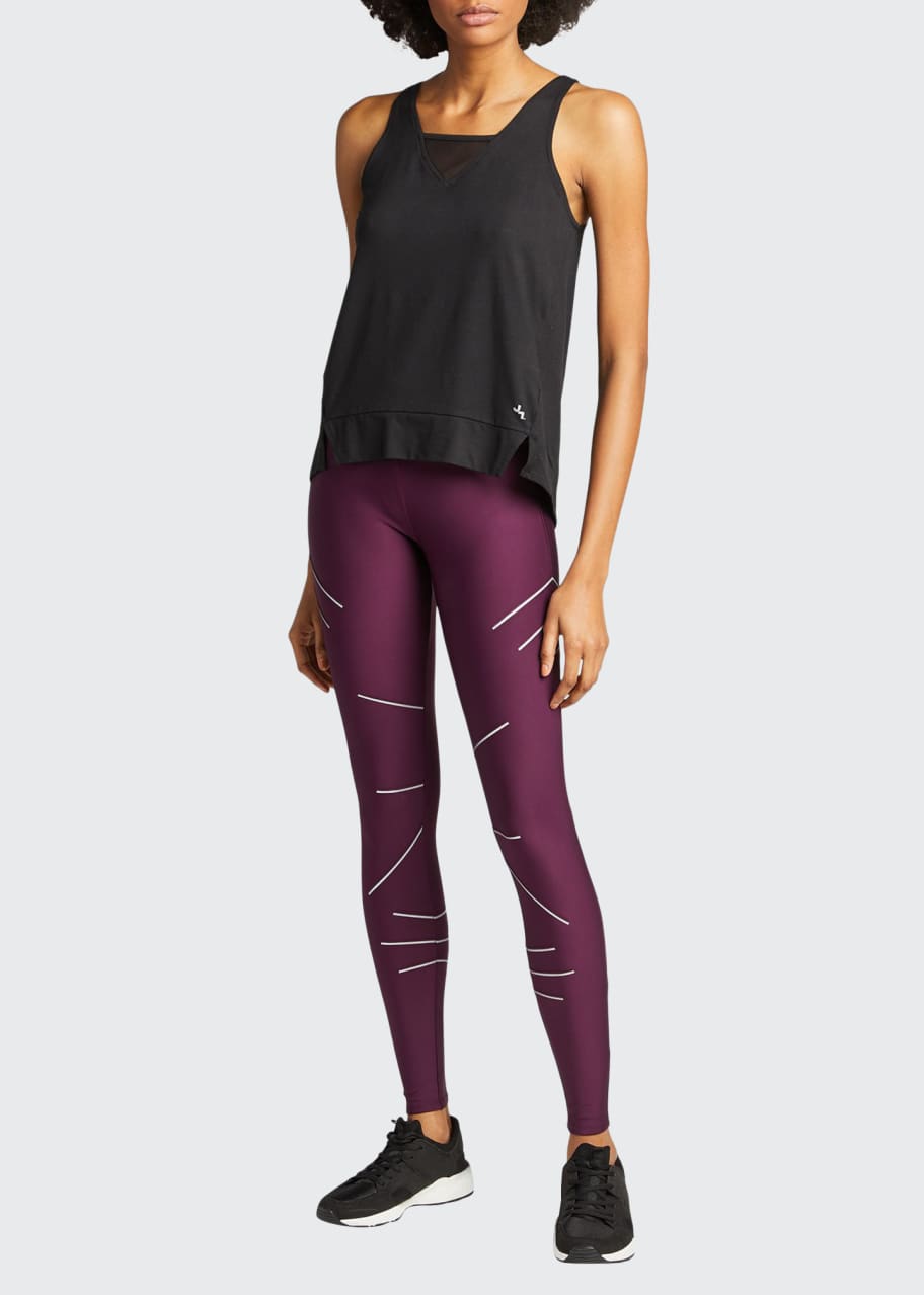 Image 1 of 1: High-Waist Sequence Leggings
