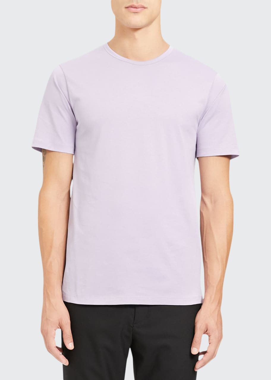 Image 1 of 1: Men's Precise Luxe Cotton Crewneck T-Shirt