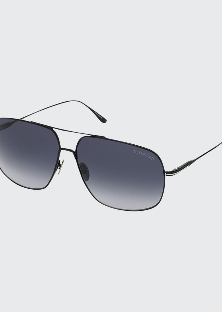 Image 1 of 1: Men's John Square Titanium Sunglasses