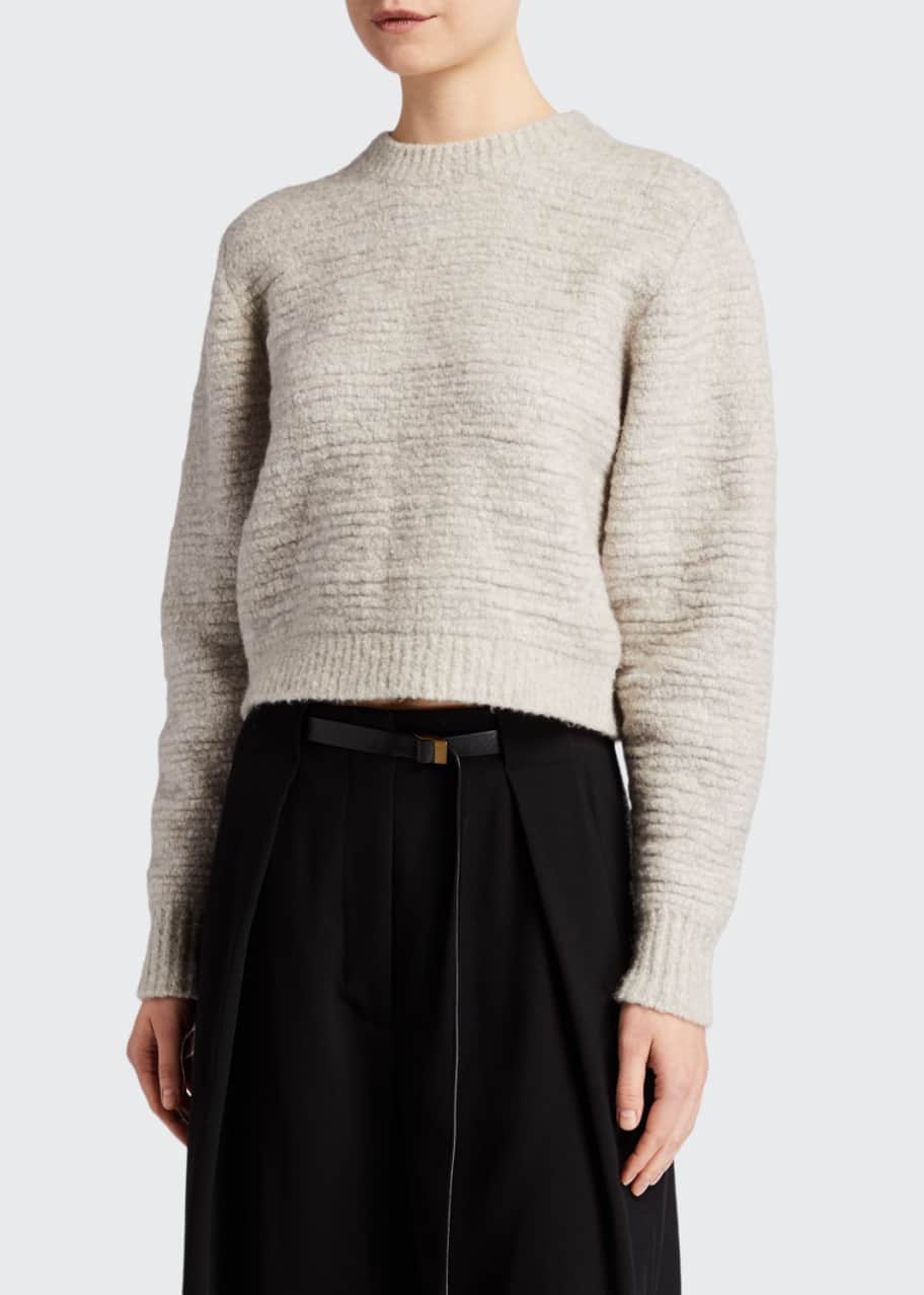 THE ROW Nuru Fuzzy Cashmere Sweater - Bergdorf Goodman