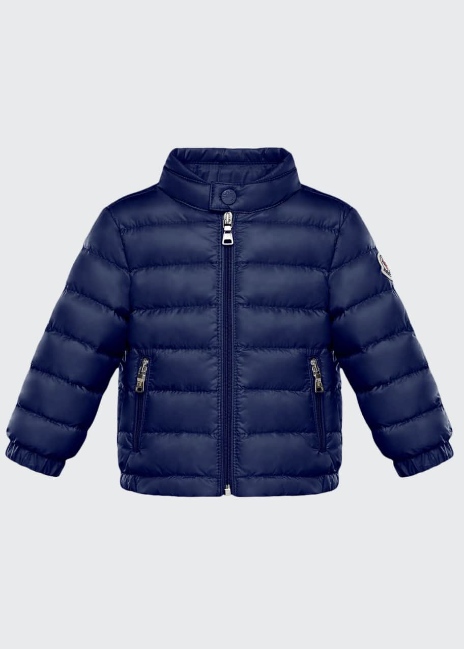 Image 1 of 1: Kid's Acorus Stand Collar Quilted Jacket, Size 9M-3