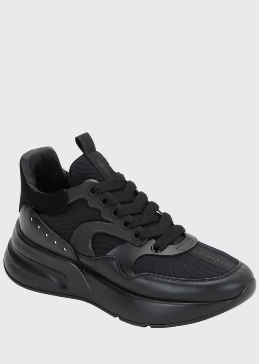 Alexander McQueen Men's Tonal Oversized Runner Sneakers - Bergdorf Goodman