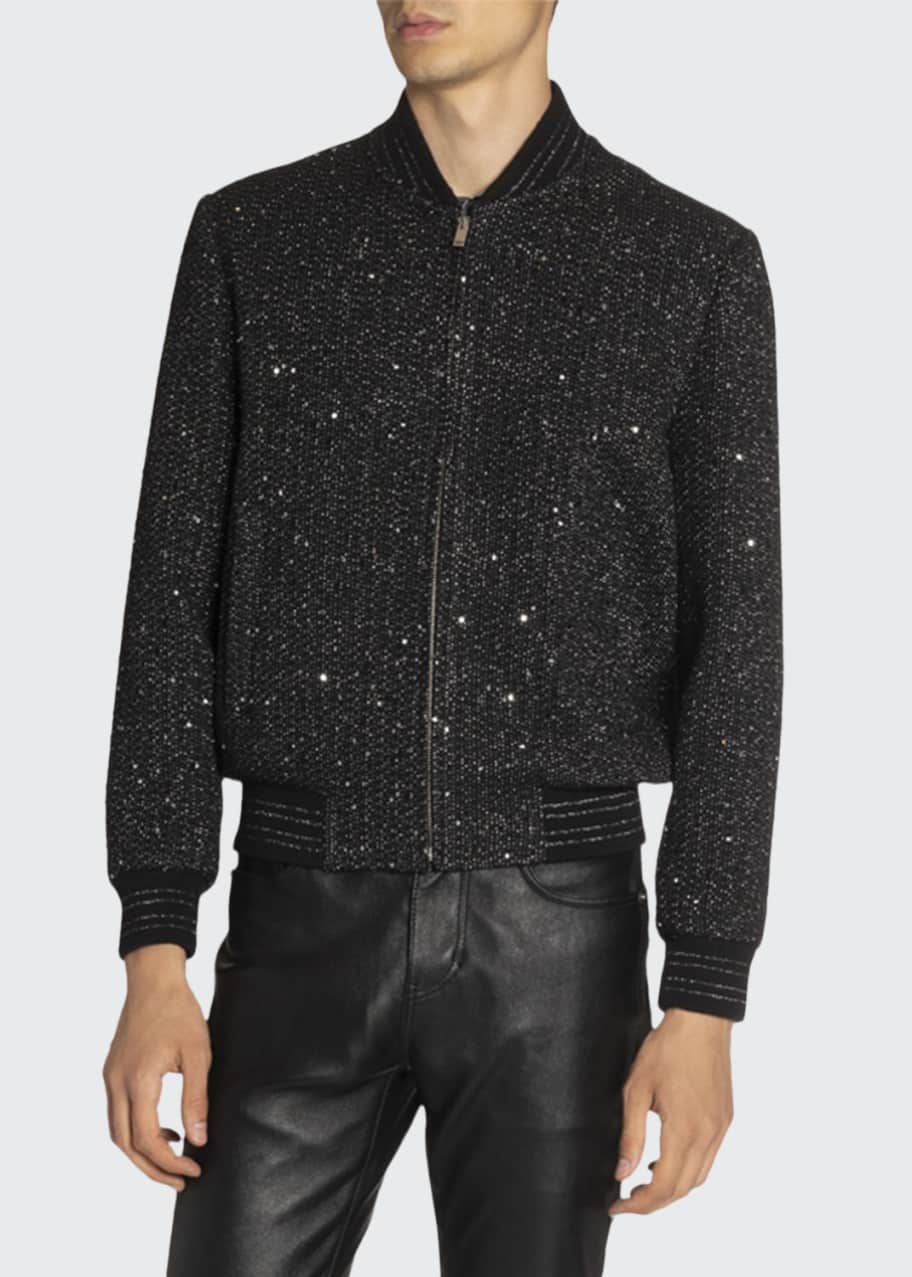 アウターその他 SAiNT LAURENT 'Saint Laurent Teddy' bomber jacket Saint Laurent Teddy Bomber Jacket | Black | FARFETCH