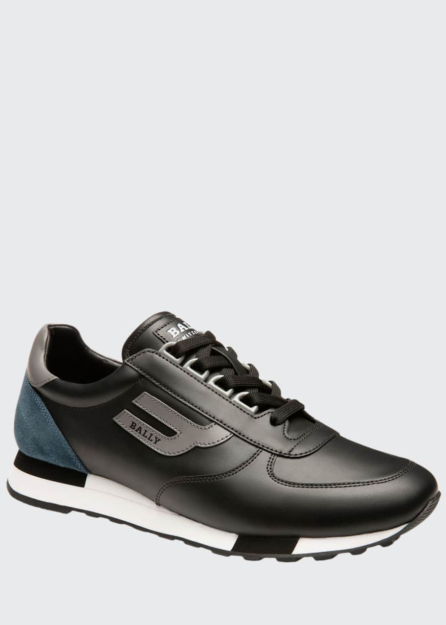 Bally Men's Gavino Leather Runner Sneakers - Bergdorf Goodman