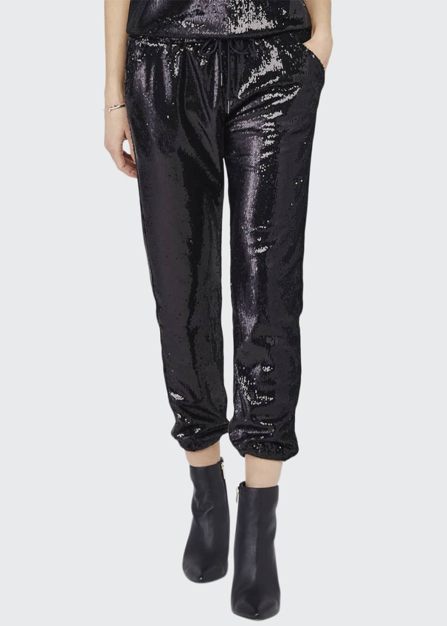 David Lerner James Sequin Lounge Jogger Pants Bergdorf Goodman