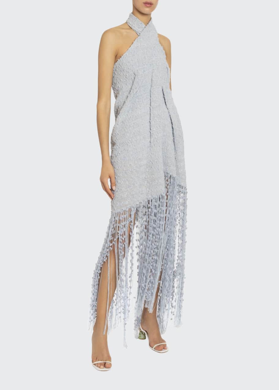 Jacquemus La Cortese Textured Halter-Neck Dress - Bergdorf Goodman