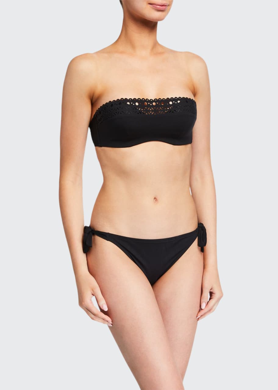 Lise Charmel Ajourage Couture Openwork Padded Bandeau Bikini Top