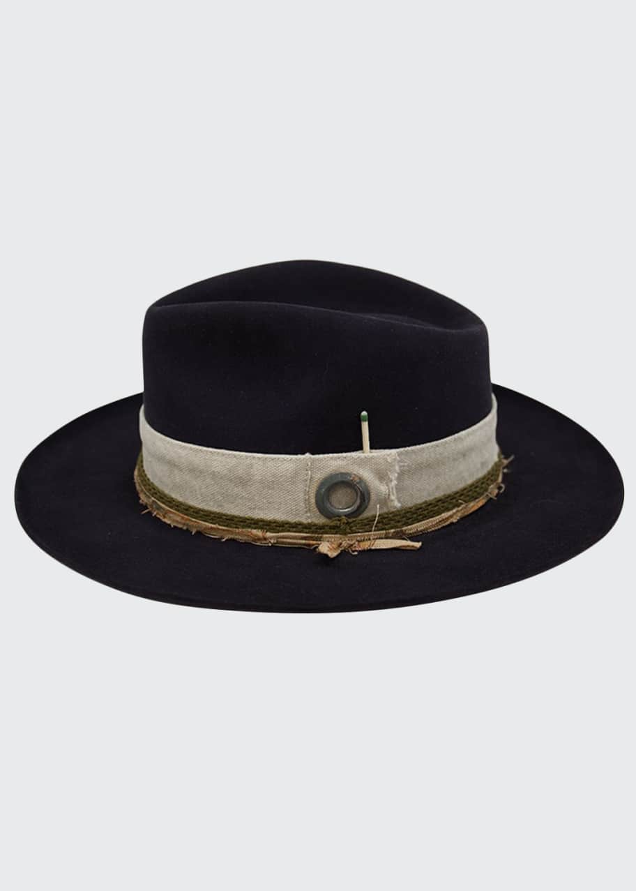 Nick Fouquet Esalen Beaver Felt Fedora Hat - Bergdorf Goodman