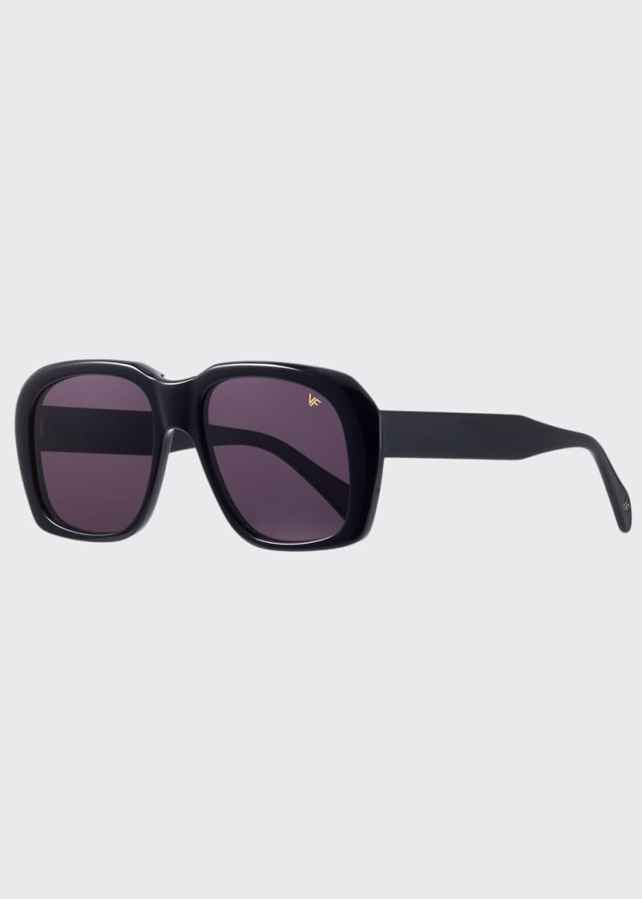 Image 1 of 1: Men's Chunky Solid Square Sunglasses